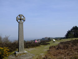 Celtic cross on Gibbets Hill